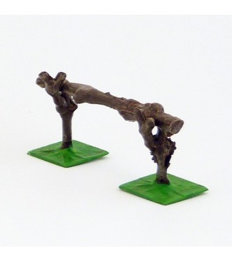 tronc d'arbre sur support