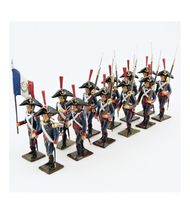 Pontonniers du Rhin (1792), ensemble de 12 figurines