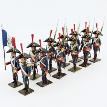 Pontonniers du Rhin (1792), ensemble de 12 figurines