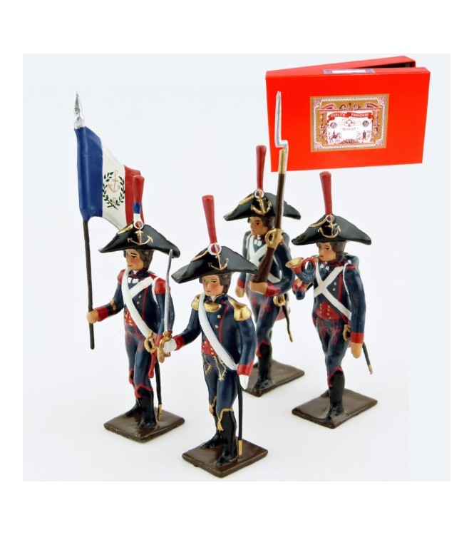 Pontonniers du Rhin (1792), coffret de 4 figurines