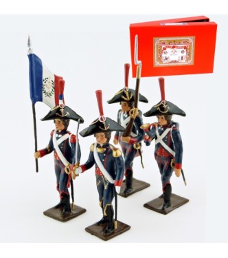 Pontonniers du Rhin (1792), coffret de 4 figurines