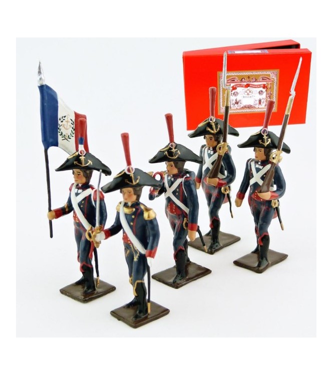 Pontonniers du Rhin (1792), coffret de 5 figurines