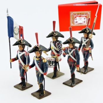 Pontonniers du Rhin (1792), coffret de 5 figurines