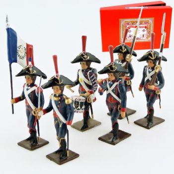 Pontonniers du Rhin (1792), coffret de 6 figurines