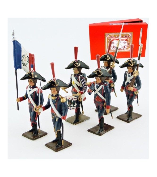 Pontonniers du Rhin (1792), coffret de 6 figurines