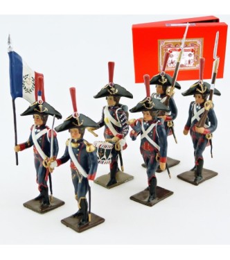 Pontonniers du Rhin (1792), coffret de 6 figurines