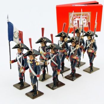 Pontonniers du Rhin (1792), coffret de 8 figurines