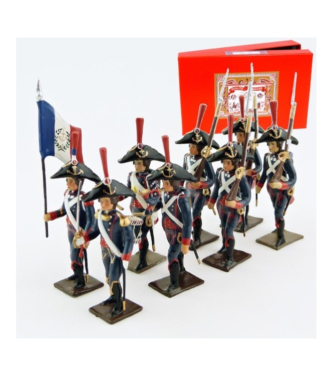 Pontonniers du Rhin (1792), coffret de 8 figurines