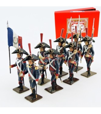 Pontonniers du Rhin (1792), coffret de 8 figurines