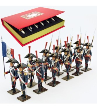 Pontonniers du Rhin (1792), coffret de 12 figurines