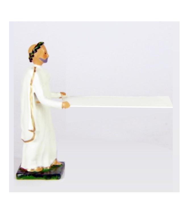 druide tendant le drap