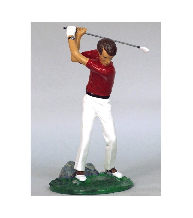 Golfeur (grande taille), polo rouge