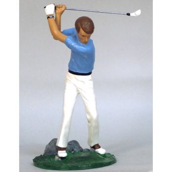 Golfeur (grande taille), polo bleu