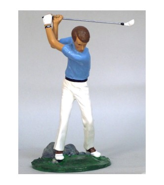 Golfeur (grande taille), polo bleu