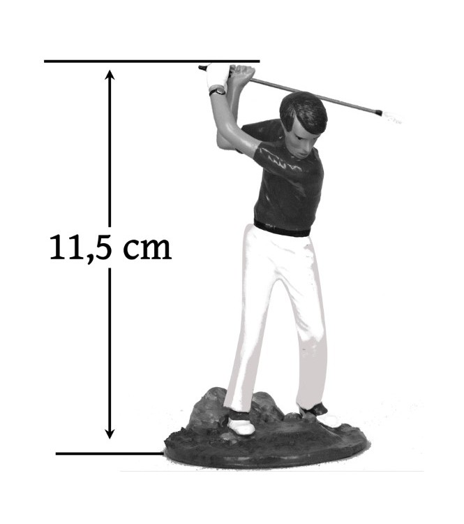 Golfeur (grande taille), polo crème