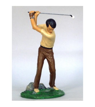Golfeur (grande taille), polo crème
