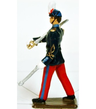 élève 3e année (homme) avec sabre de l'Ecole de Saint-Cyr (Coët-Quidan)
