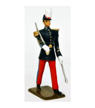 élève 3e année (homme) avec sabre de l'Ecole de Saint-Cyr (Coët-Quidan)