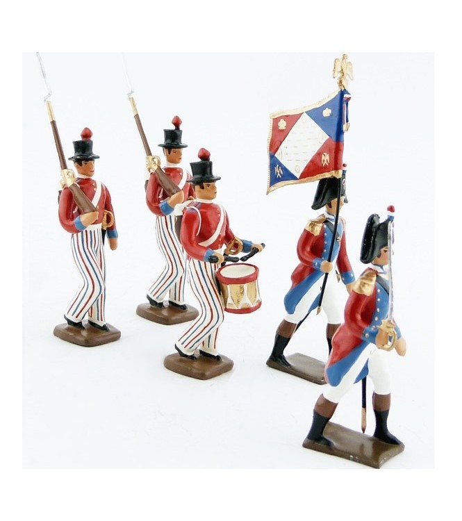 Légion nautique (1798-1801), ensemble de 5 figurines