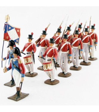 Légion nautique (1798-1801), ensemble de 12 figurines