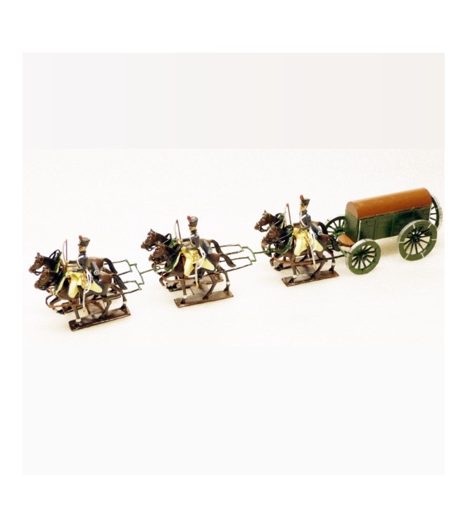 Fourgon, attelage 6 chevaux