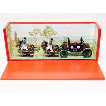 Cuisine roulante, 4 chevaux, en coffret diorama