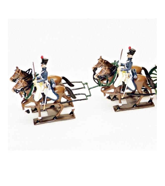 Cuisine roulante, 4 chevaux, en coffret diorama