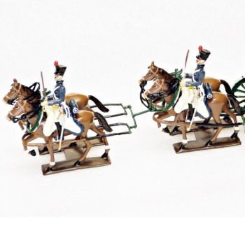 Cuisine roulante, 4 chevaux, en coffret diorama