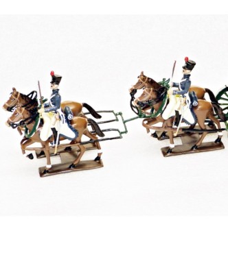 Cuisine roulante, 4 chevaux, en coffret diorama