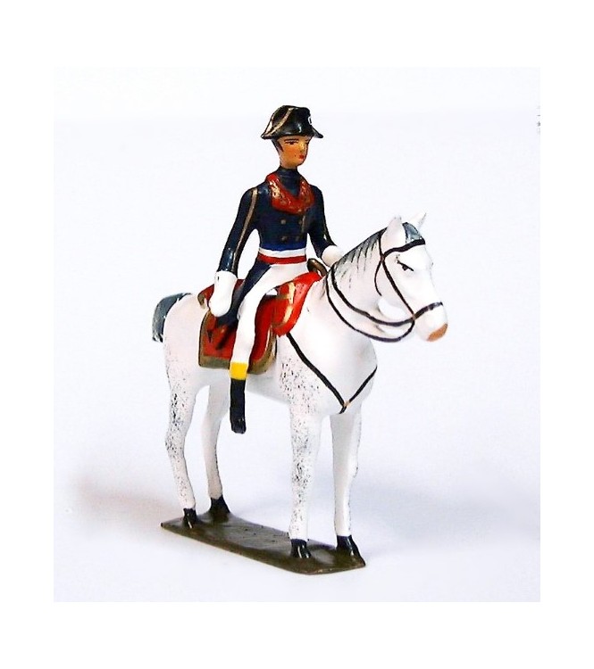 Bonaparte, 1er Consul à cheval (1769-1821) ,manteau bleu