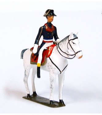 Bonaparte, 1er Consul à cheval (1769-1821) ,manteau bleu