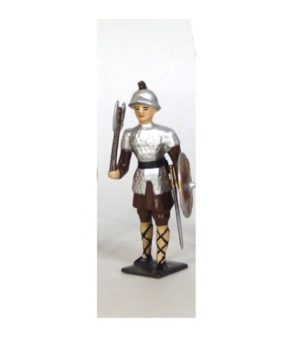 franc avec hache (francisque), cotte argent