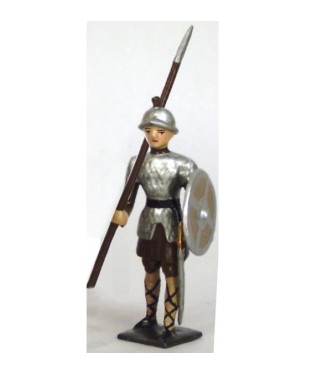 franc avec lance (framée), cotte argent