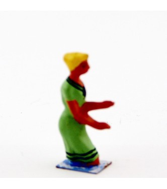 Baigneuses dans l'eau en Vert