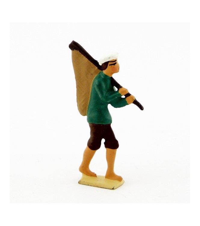 Pêcheur veste vert italien short marron