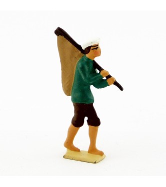 Pêcheur veste vert italien short marron