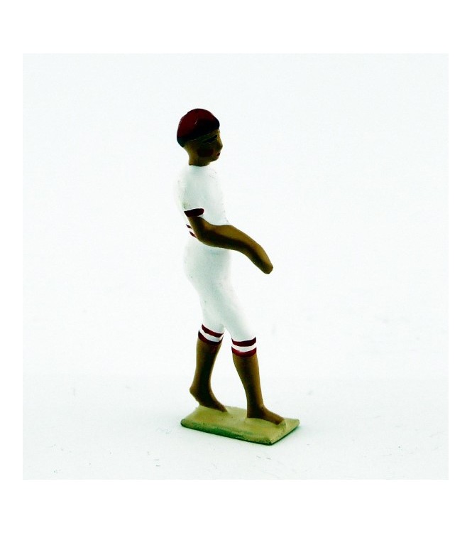 Homme en maillot de bain en blanc rouge