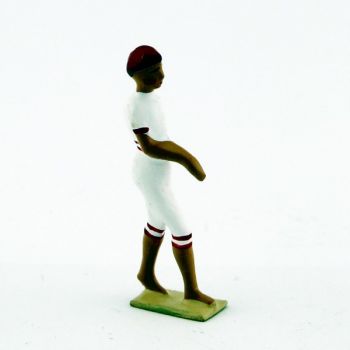 Homme en maillot de bain en blanc rouge