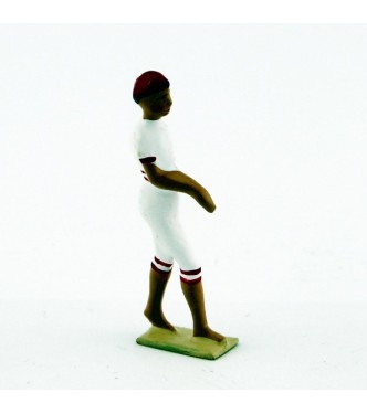 Homme en maillot de bain en blanc rouge