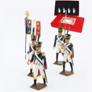 Voltigeurs de la garde (1812), coffret de 4 figurines