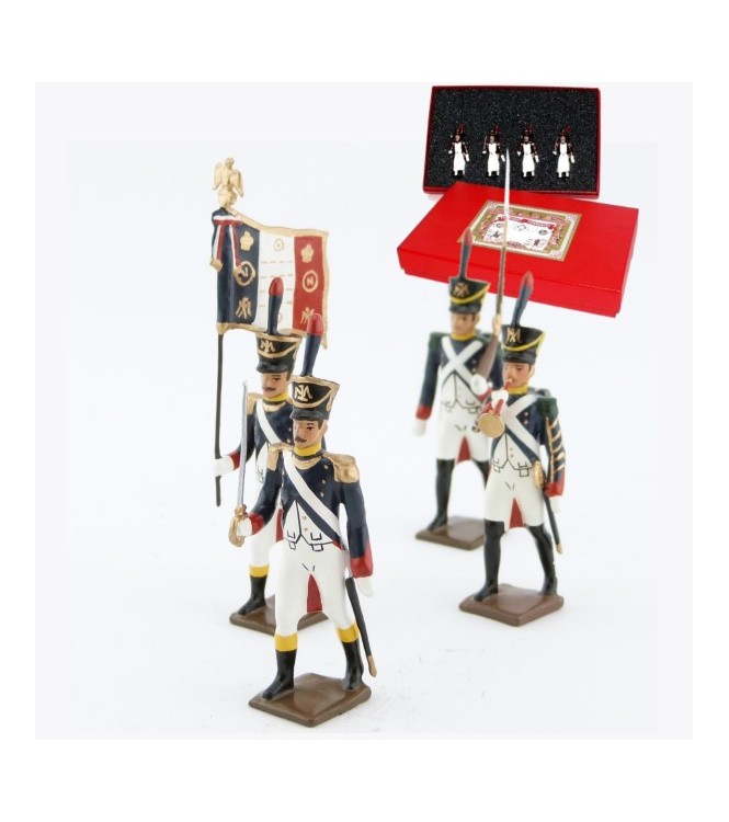 Voltigeurs de la garde (1812), coffret de 4 figurines