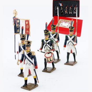 Voltigeurs de la garde (1812), coffret de 5 figurines