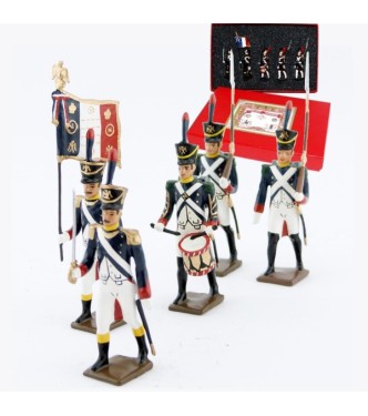 Voltigeurs de la garde (1812), coffret de 5 figurines