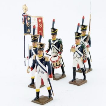 Voltigeurs de la garde (1812), ensemble de 5 figurines