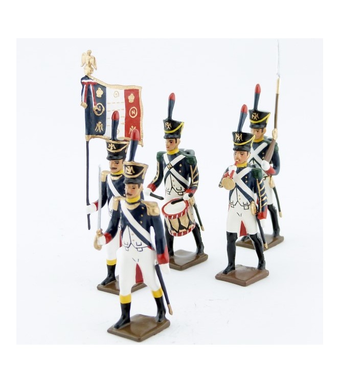 Voltigeurs de la garde (1812), ensemble de 5 figurines