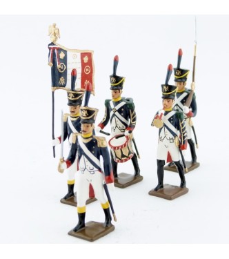 Voltigeurs de la garde (1812), ensemble de 5 figurines