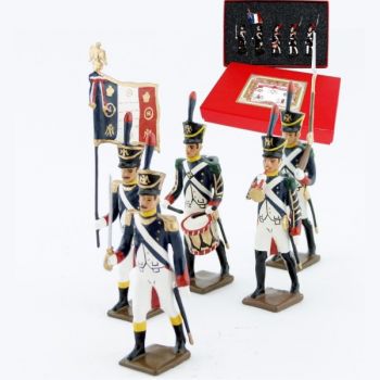 Voltigeurs de la garde (1812), coffret de 5 figurines