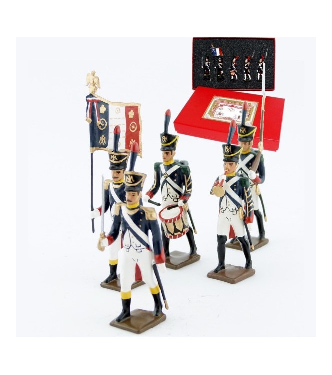 Voltigeurs de la garde (1812), coffret de 5 figurines