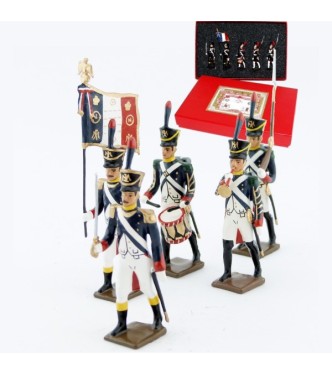 Voltigeurs de la garde (1812), coffret de 5 figurines