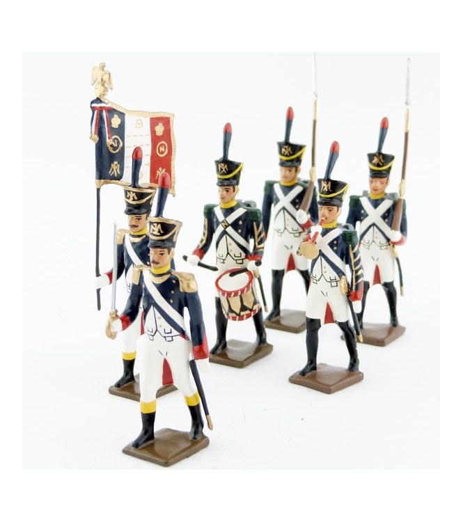 Voltigeurs de la garde (1812), ensemble de 6 figurines